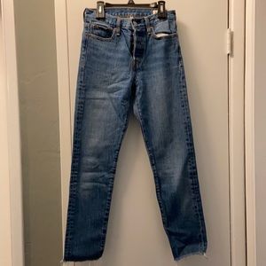 Levi’s high waisted wedgie fit.